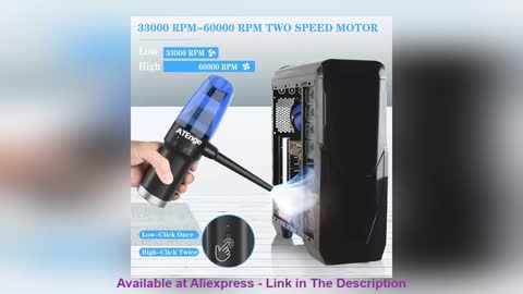 ❄️ Electric Air Blower MINI Car Vacuum Cleaner,Cordless Air Duster for Keyboard Computer Cleaning
