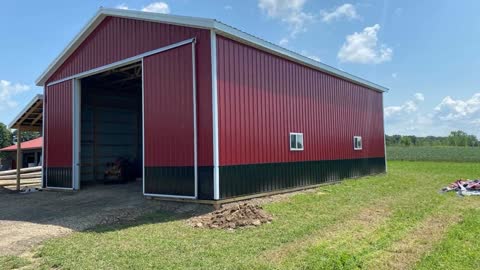 Grand Custom Garage Building in Fletcher