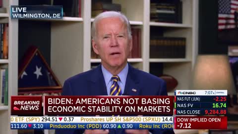Joe Biden "Let's Reverse The 'Tump Trax Cut'"