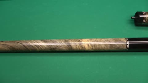 Coos Cue Buckeye Burl & Ebony