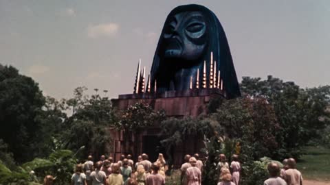 The Time Machine (1960) talking rings & the morlock sphinx