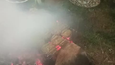 Barbeque with friends
