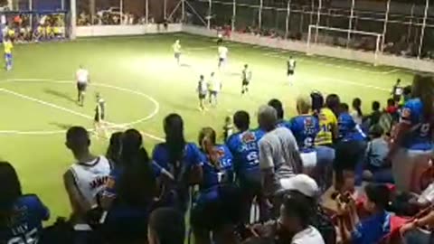 Local Football Game in Downtown Panama City