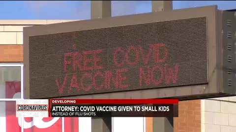 COVID-19 vaccine given to 4 and 5 year old children, instead of flu shots