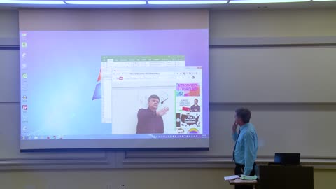 Math Professor Fixes Projector Screen (April Fools Prank) 2017 -2021