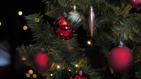 Christmas tree with ornaments