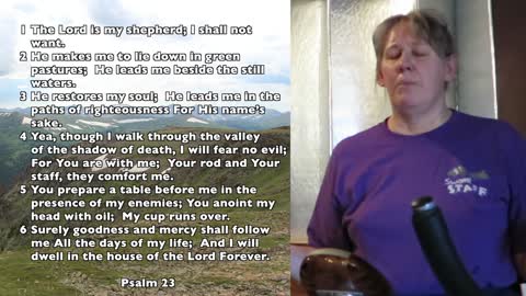 Spinning with Scripture (Psalm 23) #2