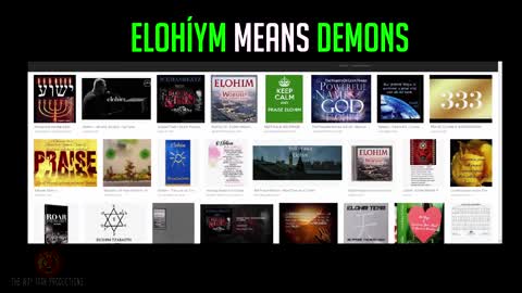 elohiym are demons