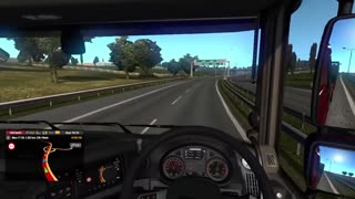 Perjalanan 1500 Km ke Kota Cologne Dengan Truk DAF Euro Truck Simulator 2