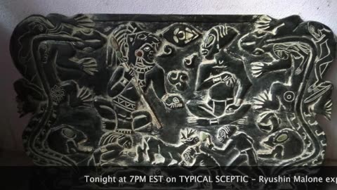 LIVE TONIGHT AT 7PM ON Typical Skeptic Podcast - Ryushin Malone Mayan Art