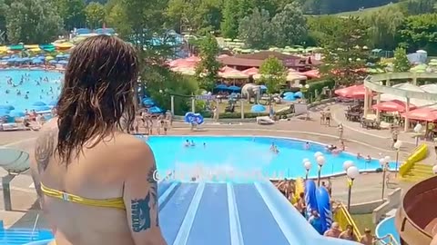 Squishy Waterslide in Slovenia