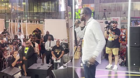 Dr. Yusef Salaam (of the Central Park 5) Spits A Verse At The 50th Anniversary Of Hip Hop