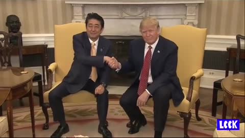 Japan President* Fed up with Trump Handshake