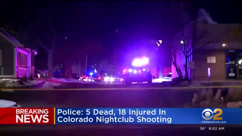 5 dead, 18 wounded in Colorado nightclub shooting