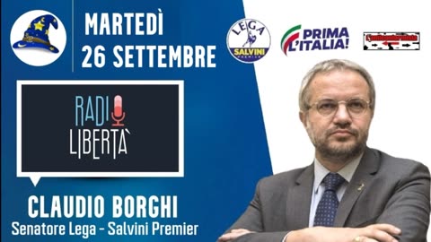 🔴 46ª Puntata della rubrica Scuola di Magia di Claudio Borghi su Radio Libertà (26/09/2023).