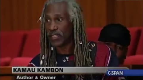 Man calls for the EXTERMINATION of White people LIVE on C-SPAN!