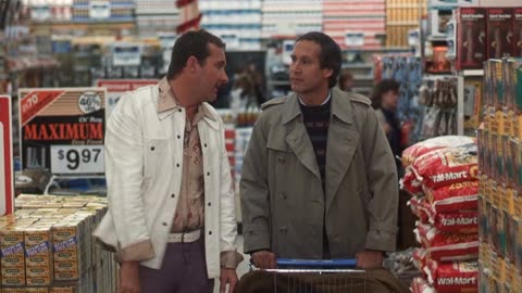 Christmas Vacation "I'm not one for charity now" scene
