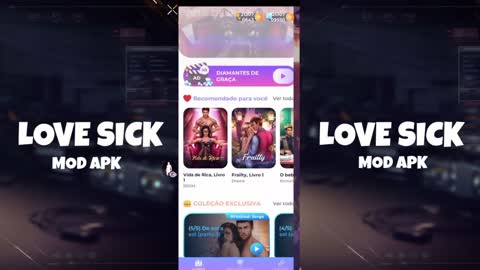 Love Sick: Histórias Interativas Mod APK [Compras grátis / Diamantes Infinitos]