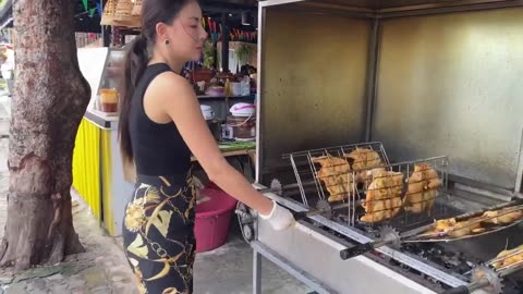 Most Popular Thai Salad Chef in Thailand - Thai Street Food #