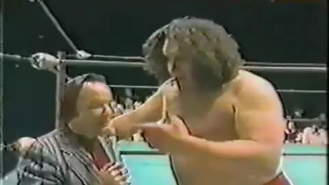 Andre the Giant vs Eric Von Heller & the Masked Marauder