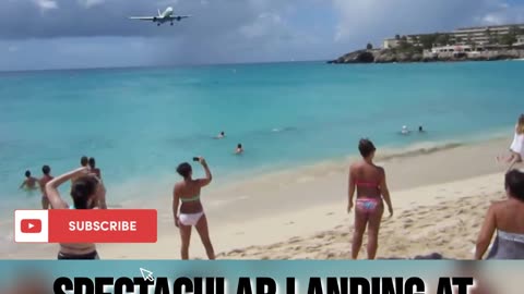 Spectacular Landing at St Maarten