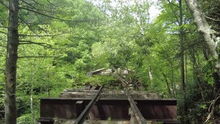 Bridge Tunnel Bridge at the Doe River Gorge August 2023