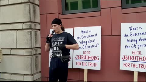 BLM Supporter Finds Unity at J6 Peaceful Protest for Jake Lang