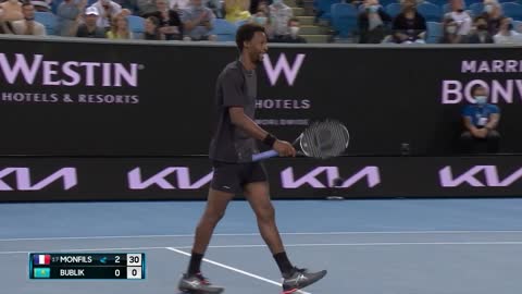 Incredible Gael Monfils 'Tweener | Australian Open 2022 | Gael the Showman