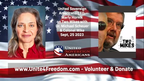 United Sovereign Americans CEO Marly Hornik on Two Mikes 9-25-2023