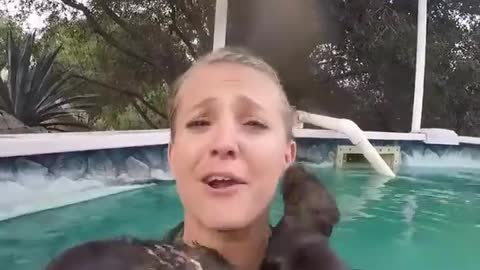 Otters Start to Swim