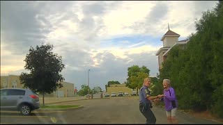 Dash Cam Captures Officer Joining 92-Year-Old For Impromptu Dance Off