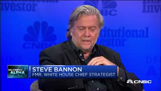 Steve Bannon Speaks At Delivering Alpha Conference on CNBC - 2018