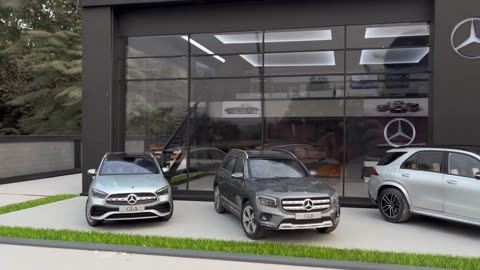 Tiny Mercedes-Benz Dealership with Scale Model Cars - Part-2 - Diorama Model