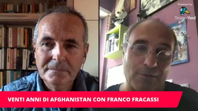 VENTI ANNI DI AFGHANISTAN CON FRANCO FRACASSI