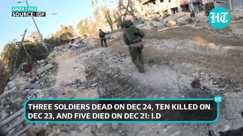 Israel Army Admits 18 Soldiers Killed In Just 3 Days In Gaza; Hamas' Abu Obaida Makes Bigger Claim