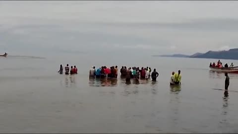 Search for survivors after plane crashes into Lake Victoria in Tanzania