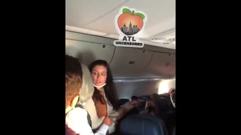 COVID Cult Karen Goes Berserk Over Unmasked Old Man, Assaults & Spits In His Face On Delta Flight