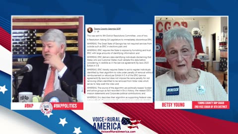 BKP discusses ERIC with Betsy Young, Towns County GOP Chair