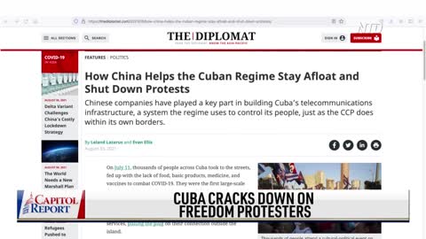 China Trains Cuban Police to Suppress Protests