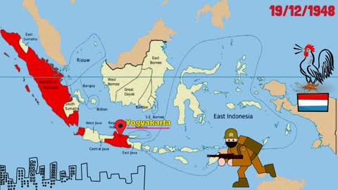 Summary of INDONESIA's history of struggle to unify ten thousand islands