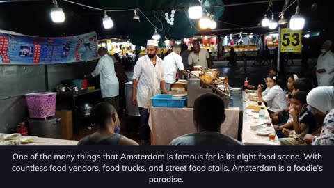 Amsterdam Best Diverse Street Food Scene | Traditional Dutch Dishes