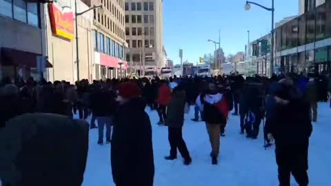 Units rain down on "The Freedom Convoy Protestors"