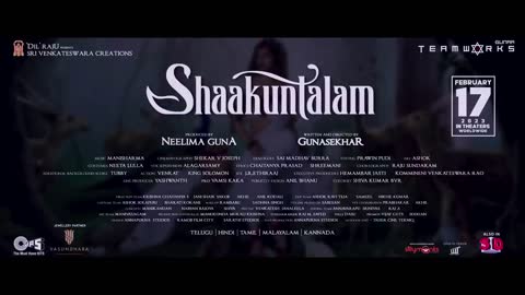 Shaakuntalam Official Trailer - Telugu | Samantha, Dev Mohan |