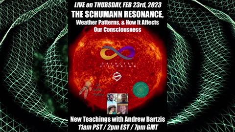PROMO/THURS 2/23/23 - the Schumann Resonance, Weather Patterns, & How It Affects Our Consciousness