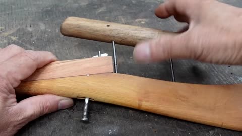 Nail slingshot for hunting