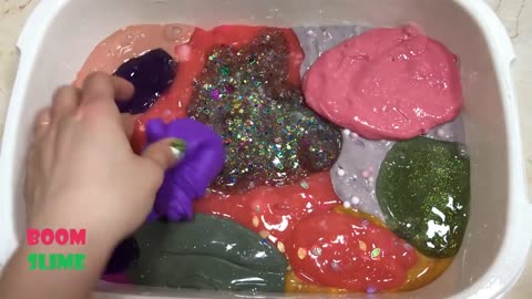 MIXING ALL MY SLIME _ SLIME SMOOTHIE _ SATISFYING SLIME VIDEOS #7 _ BOOM SLIME