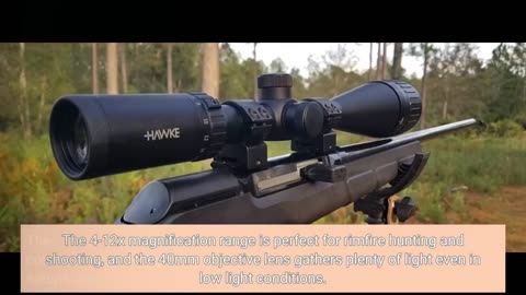 Buyer Comments: Vantage IR Riflescope 4-12x40 AO, 1", Rimfire .17 HMR (Etched)