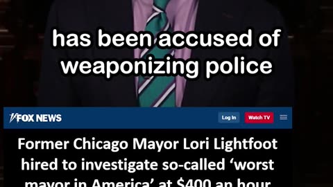 Lori Lightfoot Hired to Investigate 'Worst Mayor in America' at $400/hour