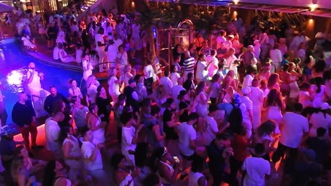 White Hot Deck Party on the Carnival Celebration