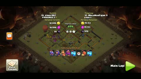 War attack TH10 with dragons - Clash of Clans